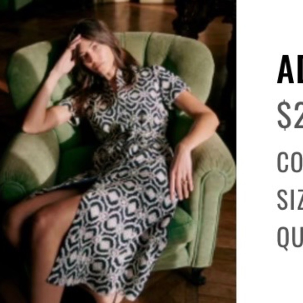 Sézane Adele dress size 46 (14)